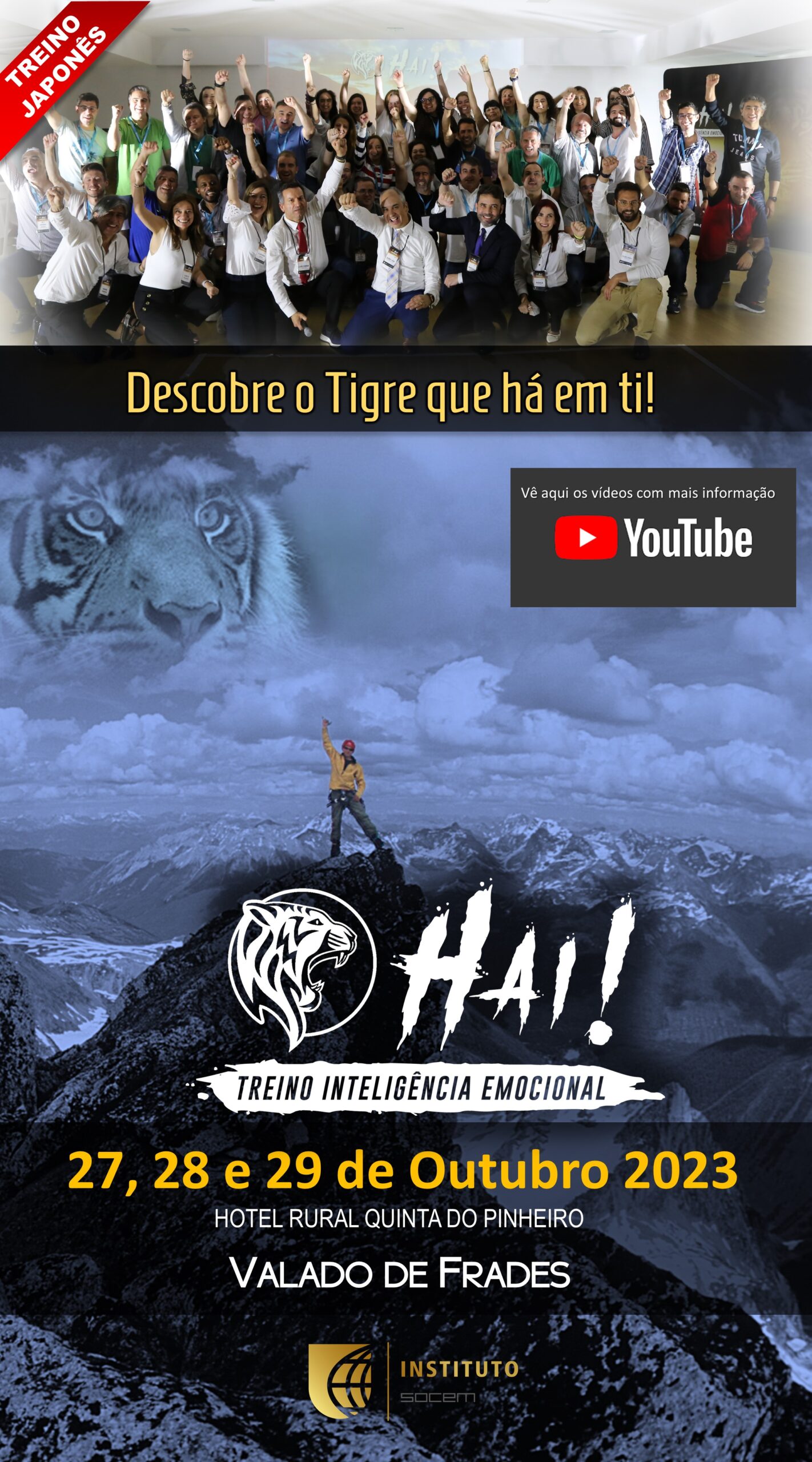 Inscrição no treino Hái! - Programa Transformação Comportamental - 14ª edição, 11, 12 e 13 setembro 2026 (facilidades até 12x s/juros) - Image 2